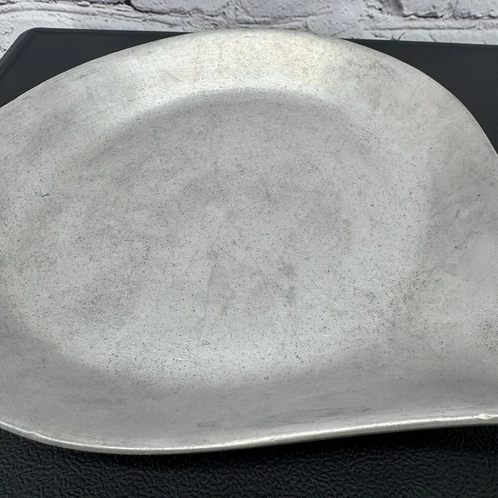 Vintage Bon Chef 5012-N Aluminum Skillet Pewter-Glow Finish 10 inch Lafayette NJ